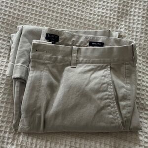 J Crew Athletic Cut, 36 waist, 36 length, Khakis, Flex
